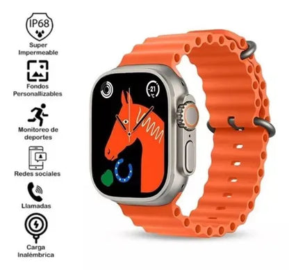 RELOJ INTELIGENTE T900 DOBLE PULSO